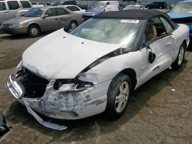 3C3EL55H1TT297168 - 1996 CHRYSLER SEBRING JX WHITE photo 2