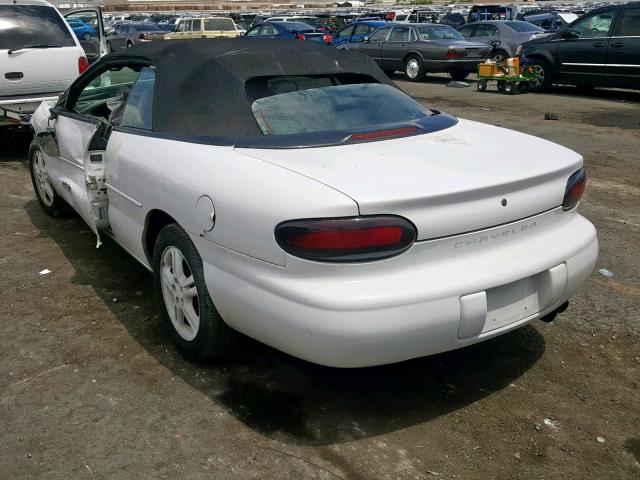 3C3EL55H1TT297168 - 1996 CHRYSLER SEBRING JX WHITE photo 3