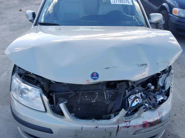 YS3FD49YX71133442 - 2007 SAAB 9-3 2.0T SILVER photo 7