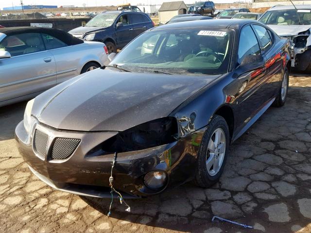 2G2WP552381168815 - 2008 PONTIAC GRAND PRIX BLACK photo 2