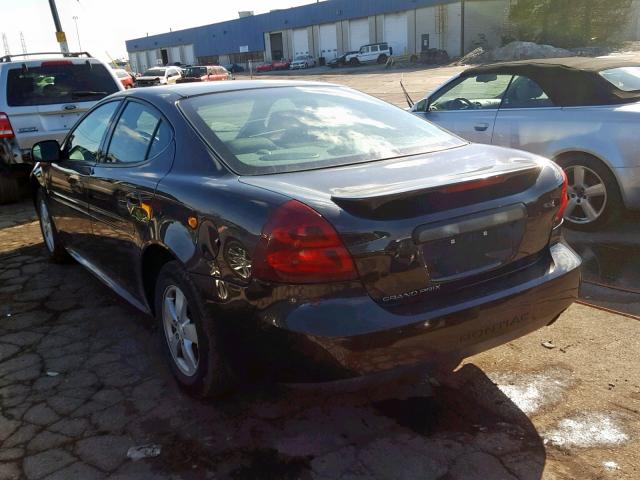 2G2WP552381168815 - 2008 PONTIAC GRAND PRIX BLACK photo 3