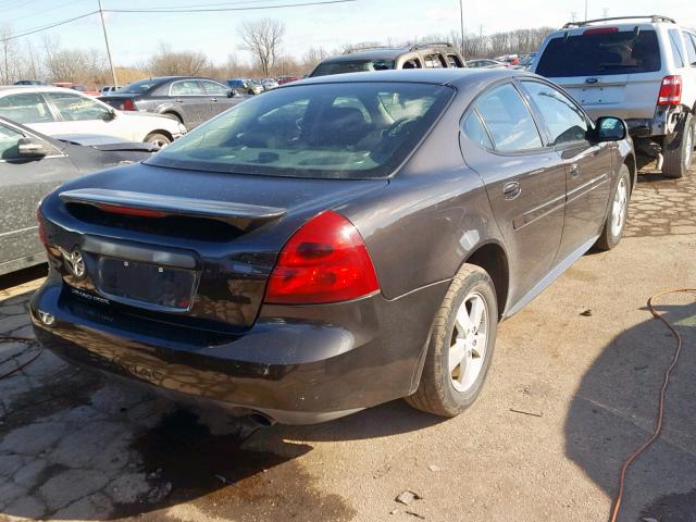 2G2WP552381168815 - 2008 PONTIAC GRAND PRIX BLACK photo 4