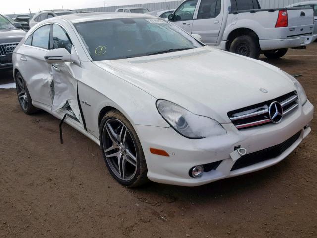 WDDDJ77X59A145445 - 2009 MERCEDES-BENZ CLS 63 AMG WHITE photo 1