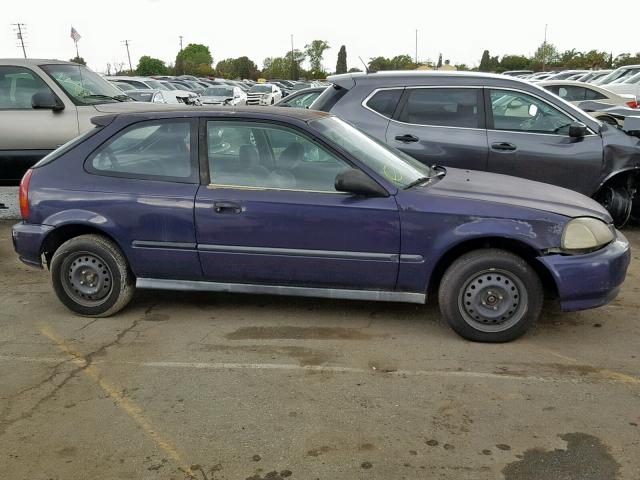 2HGEJ6428WH114478 - 1998 HONDA CIVIC CX PURPLE photo 9