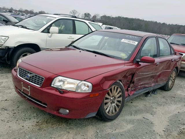 YV1TS592661432856 - 2006 VOLVO S80 2.5T RED photo 2