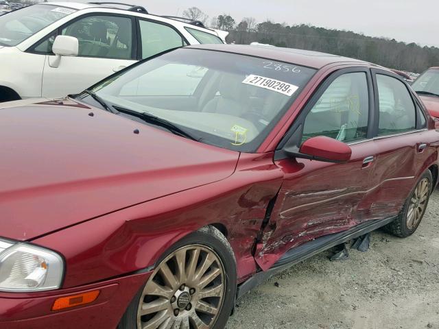 YV1TS592661432856 - 2006 VOLVO S80 2.5T RED photo 9