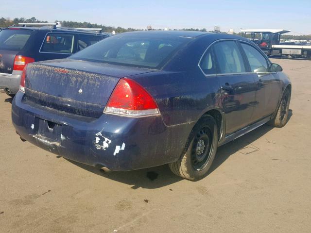 2G1WD5E36F1165099 - 2015 CHEVROLET IMPALA LIM BLUE photo 4