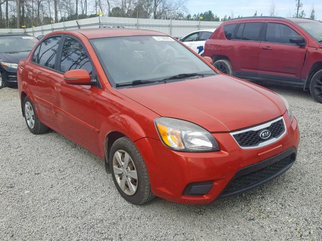 KNADH4A35B6960504 - 2011 KIA RIO BASE RED photo 1