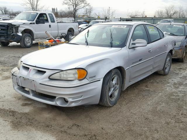 1G2NW52E62M514980 - 2002 PONTIAC GRAND AM G SILVER photo 2