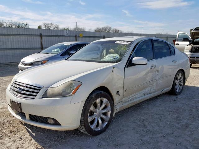 JNKBY01EX6M202548 - 2006 INFINITI M45 BASE WHITE photo 2