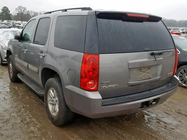 1GKFK23059R177488 - 2009 GMC YUKON SLE GRAY photo 3