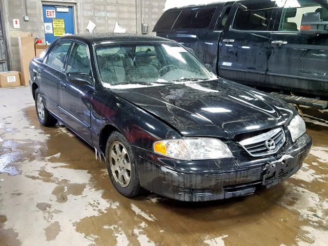 1YVGF22C515244712 - 2001 MAZDA 626 ES BLACK photo 1