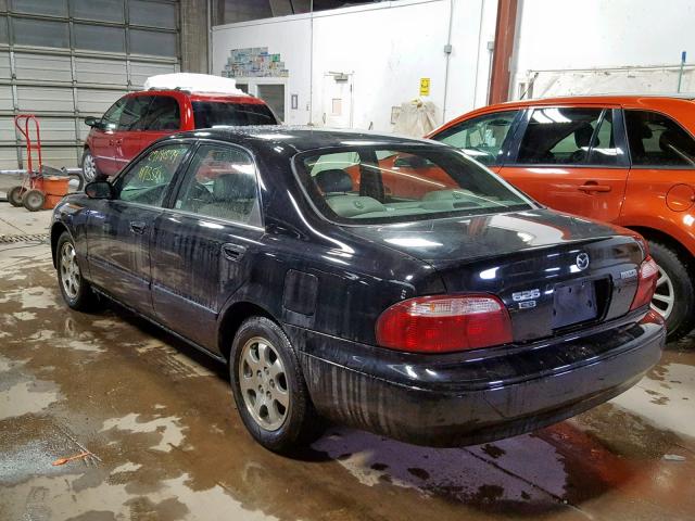 1YVGF22C515244712 - 2001 MAZDA 626 ES BLACK photo 3