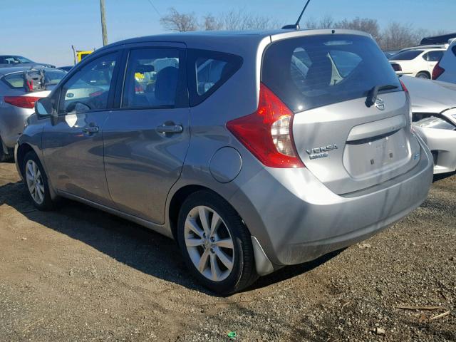 3N1CE2CPXEL399869 - 2014 NISSAN VERSA NOTE GRAY photo 3