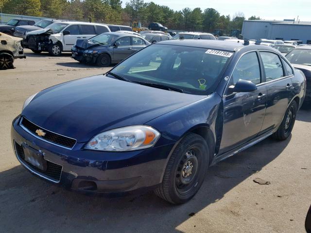 2G1WD5E36C1264159 - 2012 CHEVROLET IMPALA POL BLUE photo 2