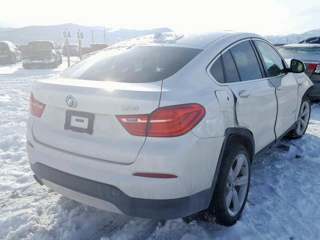 5UXXW3C55F0F89403 - 2015 BMW X4 XDRIVE2 WHITE photo 4