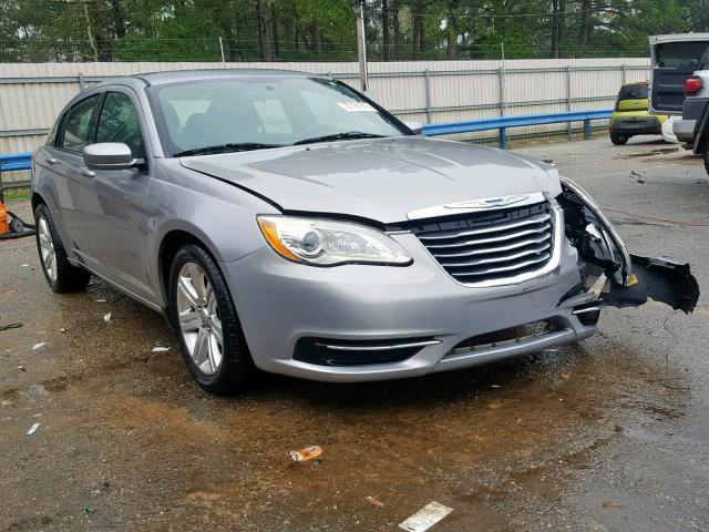 1C3CCBAB6DN647659 - 2013 CHRYSLER 200 LX SILVER photo 1