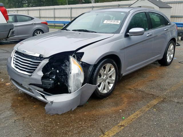 1C3CCBAB6DN647659 - 2013 CHRYSLER 200 LX SILVER photo 2