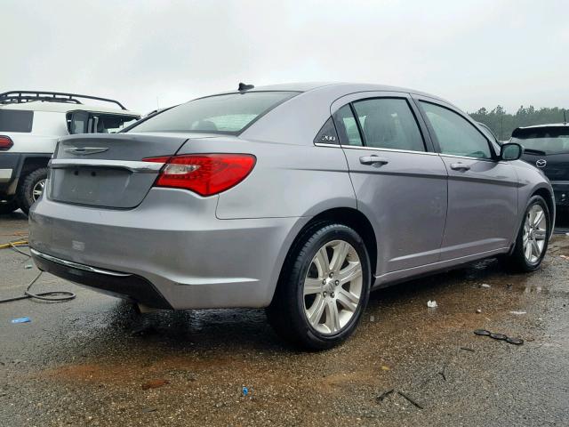 1C3CCBAB6DN647659 - 2013 CHRYSLER 200 LX SILVER photo 4