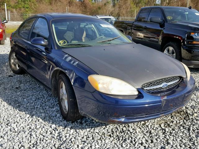 1FAFP55U01A183836 - 2001 FORD TAURUS SES BLUE photo 1