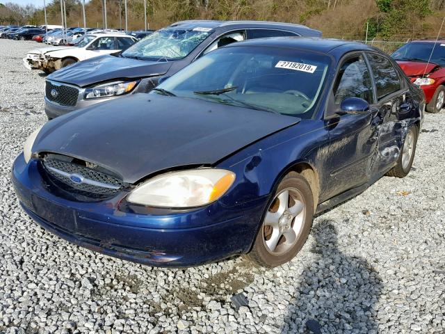 1FAFP55U01A183836 - 2001 FORD TAURUS SES BLUE photo 2