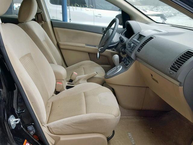 3N1AB61E27L664490 - 2007 NISSAN SENTRA 2.0 BLACK photo 5