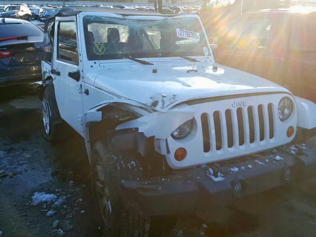 1C4AJWAG9DL670988 - 2013 JEEP WRANGLER S WHITE photo 1