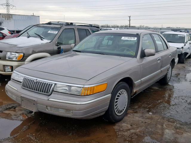 2MELM74W0RX629229 - 1994 MERCURY GRAND MARQ BEIGE photo 2