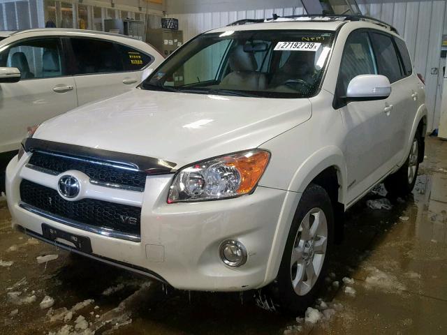 JTMDK4DV4A5087480 - 2010 TOYOTA RAV4 LIMIT WHITE photo 2