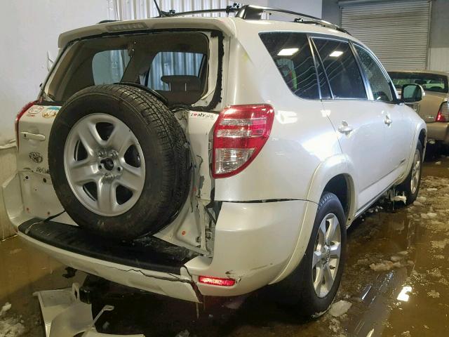 JTMDK4DV4A5087480 - 2010 TOYOTA RAV4 LIMIT WHITE photo 4