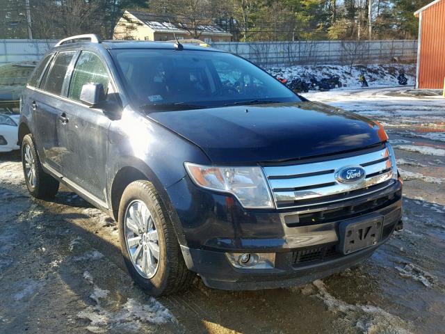 2FMDK4JC6ABB61265 - 2010 FORD EDGE SEL BLUE photo 1