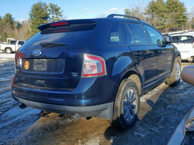 2FMDK4JC6ABB61265 - 2010 FORD EDGE SEL BLUE photo 4