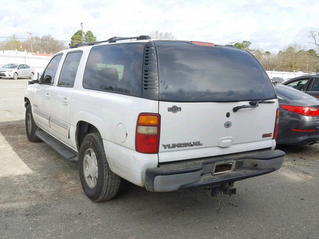 3GKEC16ZX3G116142 - 2003 GMC YUKON XL C WHITE photo 3