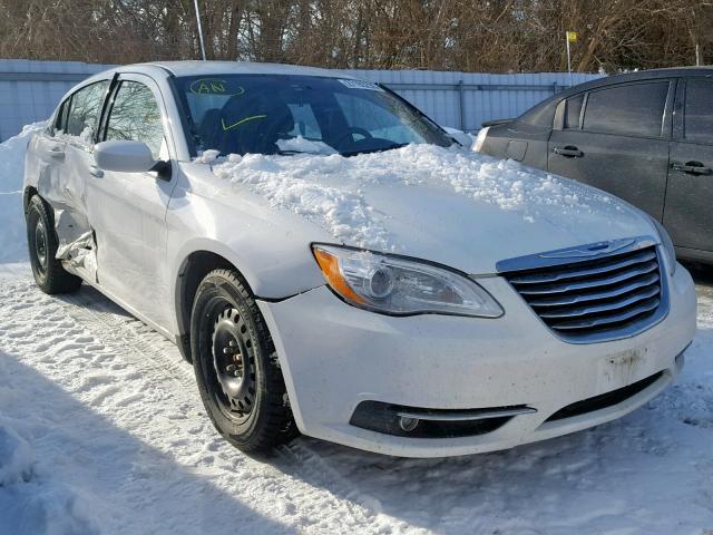 1C3CCBBBXDN500193 - 2013 CHRYSLER 200 TOURIN WHITE photo 1