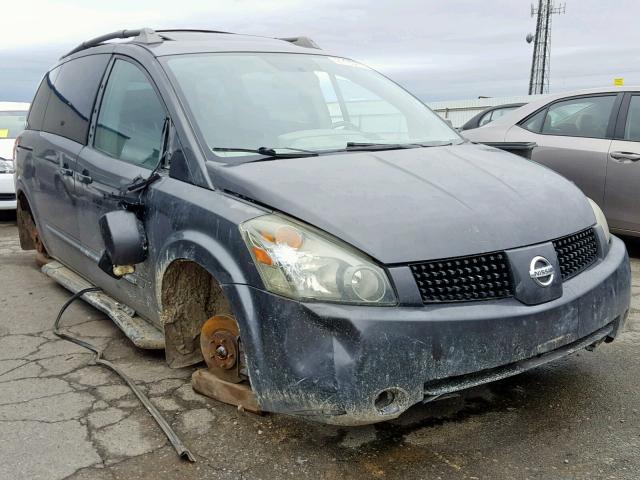 5N1BV28U95N116302 - 2005 NISSAN QUEST S CHARCOAL photo 1