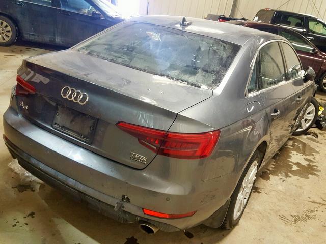 WAUBNAF46HN057129 - 2017 AUDI A4 PROGRES GRAY photo 4