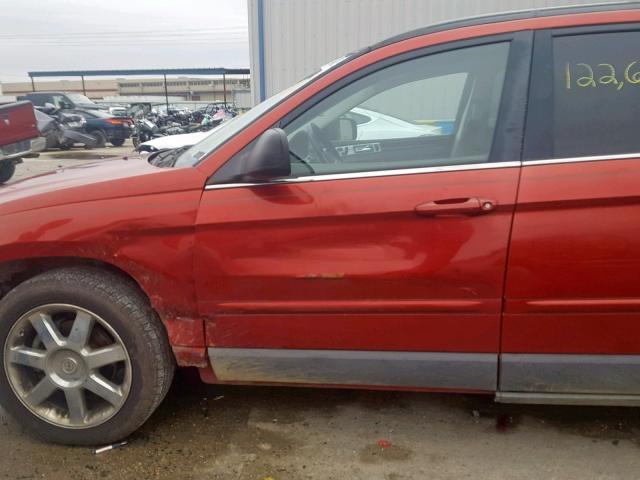 2A8GM68X98R144857 - 2008 CHRYSLER PACIFICA T RED photo 9