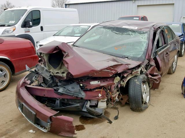 2G1WB58K979264785 - 2007 CHEVROLET IMPALA LS MAROON photo 2