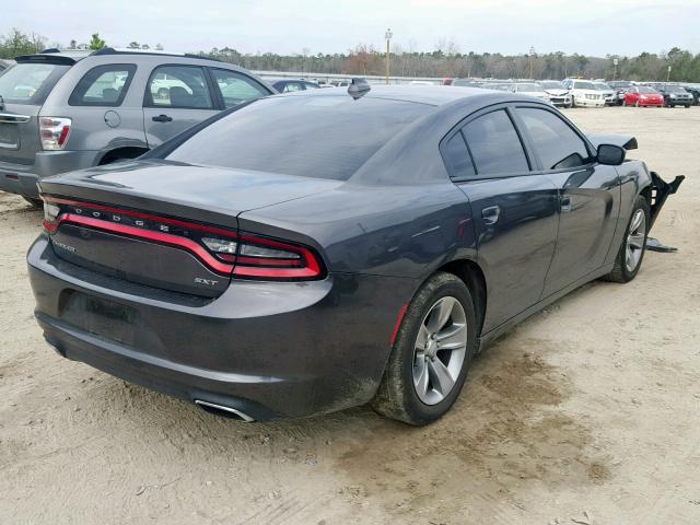 2C3CDXHG4HH562376 - 2017 DODGE CHARGER SX CHARCOAL photo 4