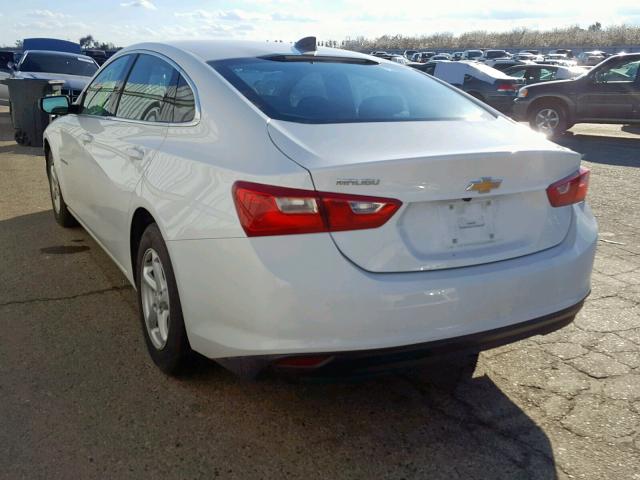 1G1ZB5ST2HF165118 - 2017 CHEVROLET MALIBU LS WHITE photo 3