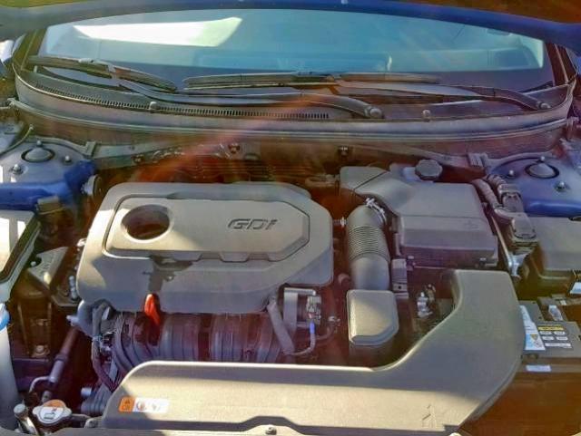 5NPE34AF8GH430167 - 2016 HYUNDAI SONATA SPO BLUE photo 7