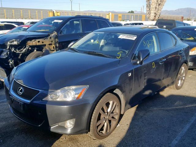 JTHBK262885075615 - 2008 LEXUS IS 250 GRAY photo 2