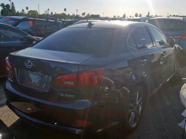 JTHBK262885075615 - 2008 LEXUS IS 250 GRAY photo 4