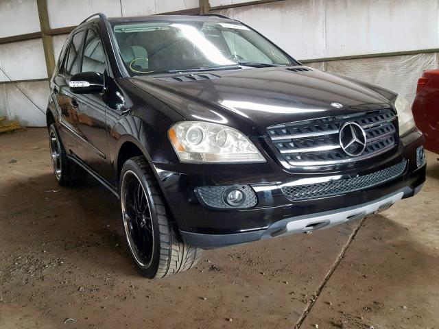 4JGBB86E07A284329 - 2007 MERCEDES-BENZ ML 350 BLACK photo 1