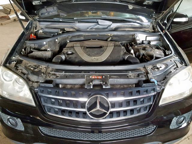 4JGBB86E07A284329 - 2007 MERCEDES-BENZ ML 350 BLACK photo 7