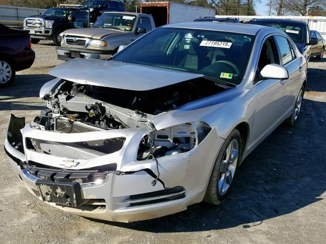 1G1ZH57B294274528 - 2009 CHEVROLET MALIBU 1LT ვერცხლისფერი ფოტო 2