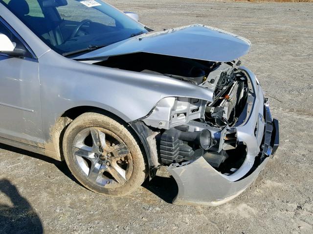 1G1ZH57B294274528 - 2009 CHEVROLET MALIBU 1LT ვერცხლისფერი ფოტო 9