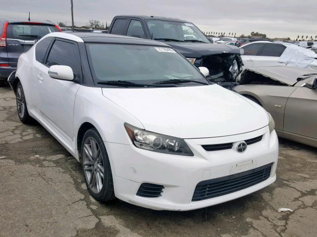 JTKJF5C72B3007924 - 2011 TOYOTA SCION TC WHITE photo 1