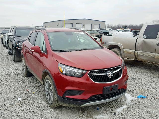 KL4CJASB3JB662590 - 2018 BUICK ENCORE PRE BURGUNDY photo 1