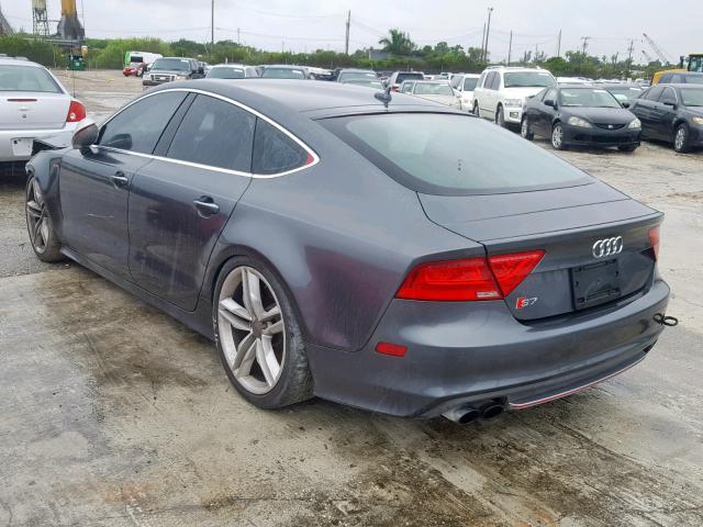 WAU32AFC4DN144722 - 2013 AUDI S7 PRESTIG GRAY photo 3